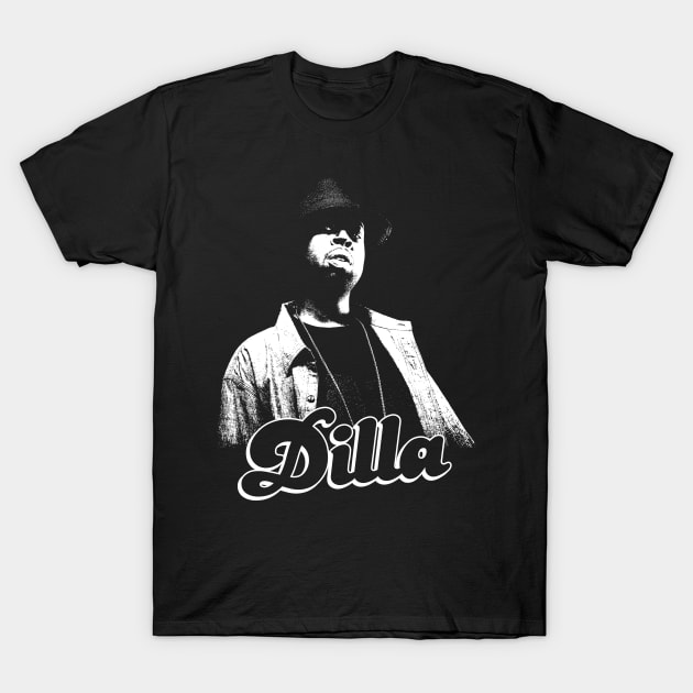 J Dilla Memorial Jay Dee T-Shirt by fatdesigner